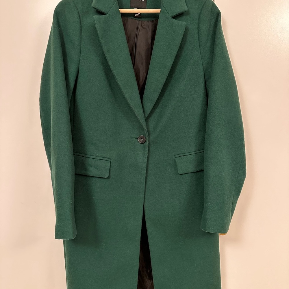 New Look tailored coat in green